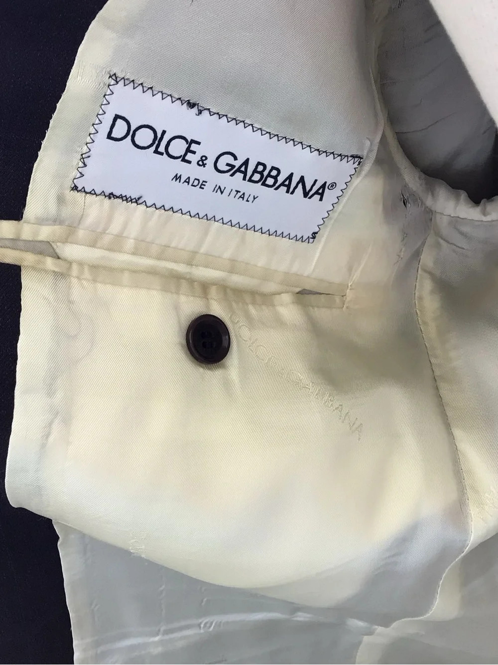 Dolce & Gabbana Men’s 100% Virgin Wool 3-button Blazer Made in Italy